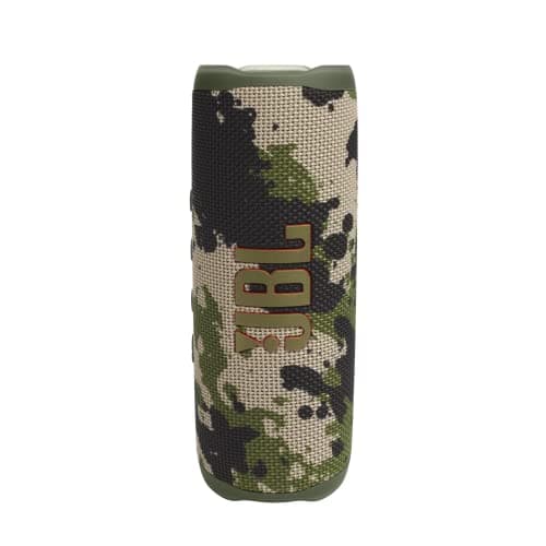 JBL Flip 6 - Portable Bluetooth Speaker, powerful sound and deep bass, IPX7 waterproof, 12 hours of playtime, JBL PartyBoost for multiple speaker pairing for home, outdoor and travel (Camo)