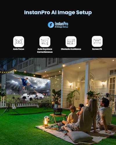 Dangbei MP1 MAX Triple Laser Projector 4K - 3100 ISO Lumens, 110% BT.2020, Google TV with Netflix Officially, 300'' Display, 2x12W Dolby Audio DTS:X, HDR10+, Blu-ray 3D 6