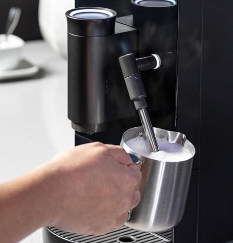 Profile GE Automatic Espresso Machine + Milk Frother | Brew in 90 Seconds | 20 Bar Pump Pressure for Balanced Extraction | Five Adjustable Grind Size Levels | WiFi Connected for Customization | Black 5