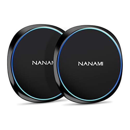 NANAMI Fast Wireless Charger [2 Pack] - Qi Certified Wireless Charging Pad for iPhone 17/17 Pro/17 Pro Max/16/15/14/13/13 Pro/12,10W for Samsung Galaxy S25/S25 Ultra/S24/S24 Ultra/S23/S22, New Airpods