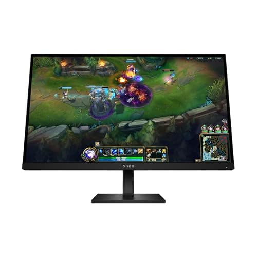 HP OMEN 27 inch FHD 180Hz Gaming Monitor, Quad HD Display (1920 x 1080), IPS Panel Technology, HDR 400, 1ms GtG (with Overdrive), AMD FreeSync Technology, Black, OMEN 27 G2 (2025)
