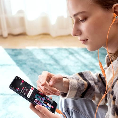 USB C Headphones with Microphone for iPhone 17 Pro Max 17e 16e 16 15 Plus,Type-C Headphones for Google Pixel 10a Wired Earbuds Magnetic Sport Earphone for iPad/OnePlus 15/Samsung S26 S25 Flip 6 Fold 7 7