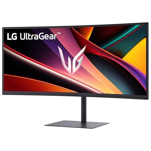 LG 34G630A-B 34-Inch Ultragear WQHD (3440 x 1440) Curved Gaming Monitor, 240Hz, 1ms, FreeSync Premium, DisplayHDR 400, Built-in Speaker, HDMI, DisplayPort, USB Type-C, Tilt/Height/Swivel Stand, Black 10