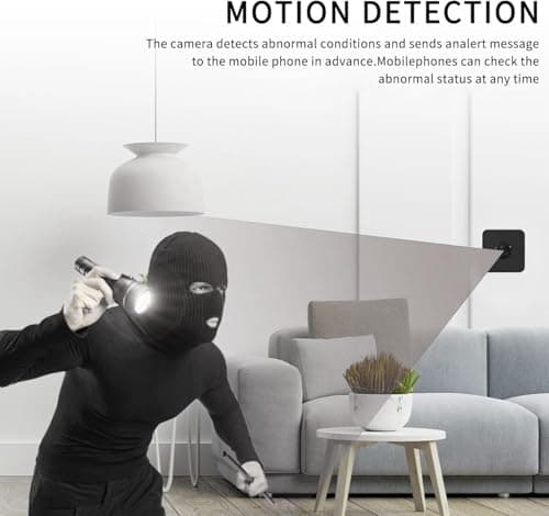 Sunggo Wireless Hidden Camera, HD Mini spy Camera for Office& Home Security Small Hidden Camera with Night Vision Compatible with iOS & Android (X-Small) 5