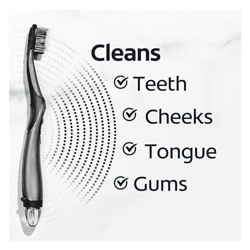 Colgate 360 Vibrate Charcoal Battery Operated Electric Toothbrush Pack, Soft with 1 AAA Battery Included, Black, 2 Count 8