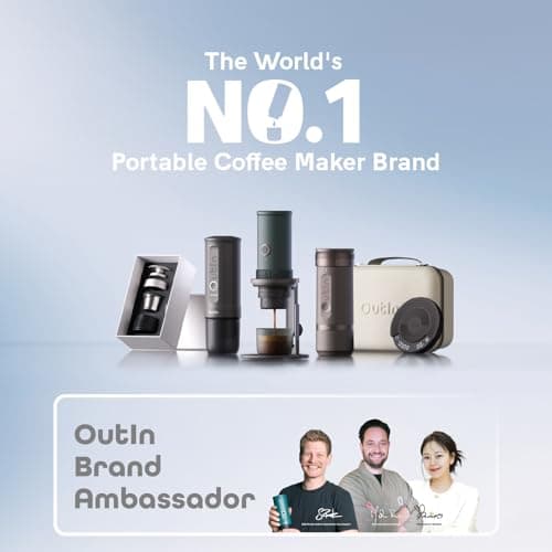 OutIn Nano Portable Electric Espresso Machine Carrying Bag, Waterproof Sturdy EVA Electronic Coffee Maker Storage Case Hand Hold Belt, Travelling, Office, Camping 7