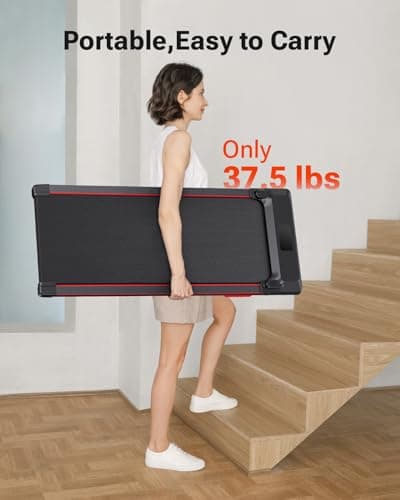 UREVO Walking Pad Treadmills for Home Office, Under Desk Compact Design Treadmill Portable Walking Pad Treadmill with Remote Control, LED Display 5