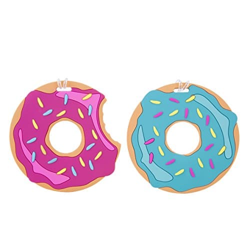 Travelon Set of 2 Novelty Luggage Tags - Doughnuts