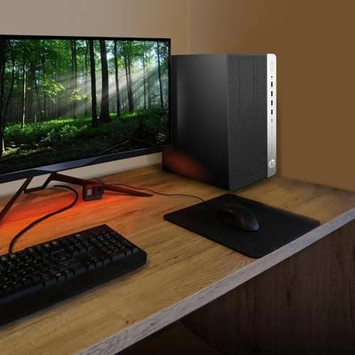 HP ProDesk 600G4 Tower Desktop Computer | Intel i7-8700 (3.4) | 32GB DDR4 RAM | 1TB SSD Solid State | Wi-Fi 5G + Bluetooth | Windows 11 | Home or Office PC (Renewed) 5