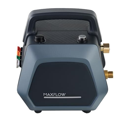 MAXFLOW Electric Pressure Washer 1500 PSI 2.5 GPM Portable Compact Power Washer with Foam Blaster Spray Gun, Wand & 4 Nozzles - High Performance Cleaning for Cars, Driveway, Home Fence & Patio