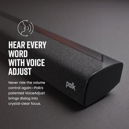 Polk Audio Signa S3 Sound Bar for TV & Wireless Subwoofer with Built-in Chromecast & Google Assistant, Low-Profile Design, Works with 8K, 4K & HD TVs, Bluetooth and Wireless Streaming 5