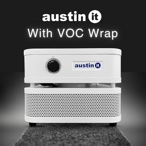 Austin Air it Room Air Purifier with VOC Carbon Wrap Air Filters - Personal Air Filter Single Room Air Purifiers - Portable Allergy Purifier - Stylish Tabletop Purifier for Dust, Model C100CC1 5