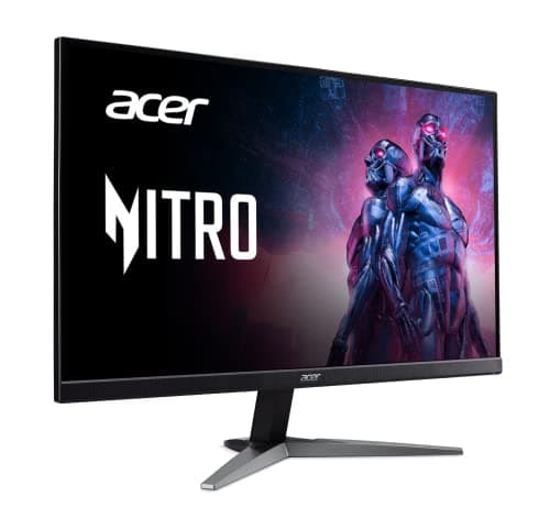 acer Nitro 27" WQHD 2560 x 1440 PC Gaming Monitor | AMD FreeSync Premium | Up to 240Hz Refresh | Up to 0.5ms HDR350 | DCI-P3 90% | 1 x Display Port 1.4 & 2 x HDMI 2.1 | KG271U Xbmiipx 7