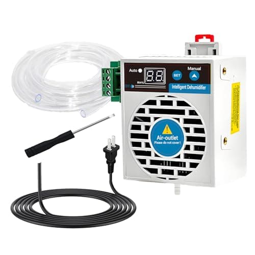 Smart Dehumidifier for Grow Tent/Pet Rearing Box, Small Dehumidifiers Eliminates Moisture for Safes/Cabinets/Electric Box/Closet/Confined Space, Mini Dehumidifier with Humidity Control, Auto Shut Off