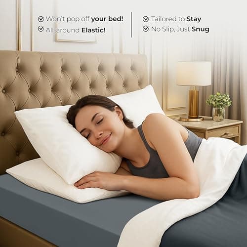 Utopia Bedding Twin Fitted Sheet - Bottom Sheet - Deep Pocket - Soft Microfiber - Shrinkage and Fade Resistant - Easy Care -1 Fitted Sheet Only (Grey) 8