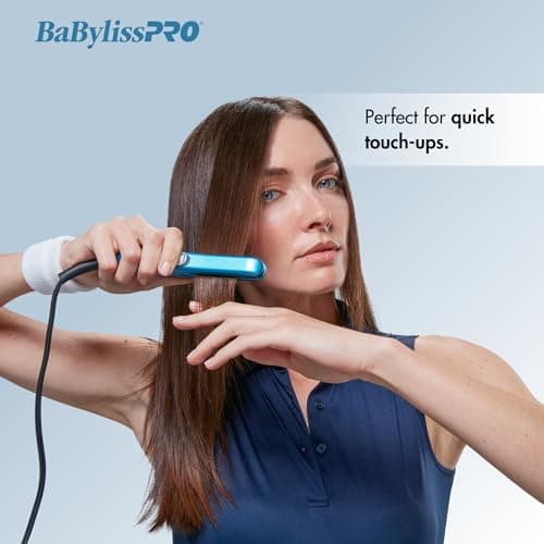 BaBylissPRO Flat Iron Hair Straightener, 1/2 Inch Nano Titanium, Hair Styling Tools & Appliances, BNTBG3050UC 6