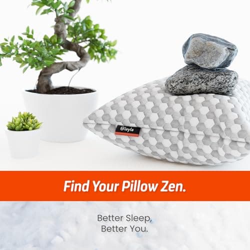 Layla Sleep Adjustable Fill Kapok Pillow, 2pack of The Luxurious Cooling Pillow, King, Supportive for Head and Neck, Fully Adjustable, Natural Material That is Light and Airy. 9