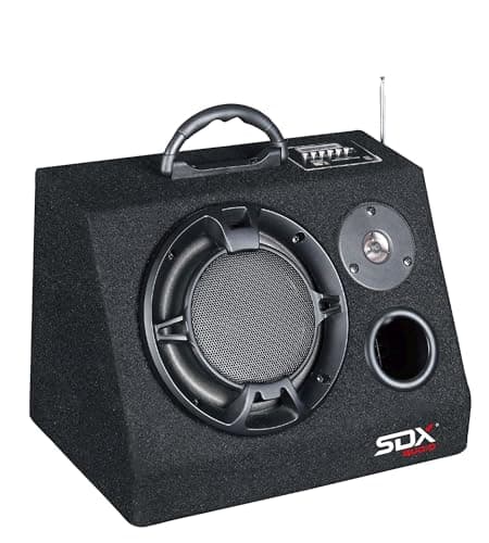SDX Bluetooth Active Speaker System Digital Music Player & FM Radio