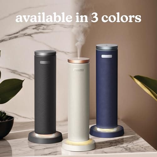 Homedics SereneScent Fabric Rechargeable Waterless Diffuser, Use with Homedics SereneScent Oil 120ml (Sold Separately) Cordless Aromatherapy, Adjustable Mist & Timer, 6 Calming Lights, Black 7