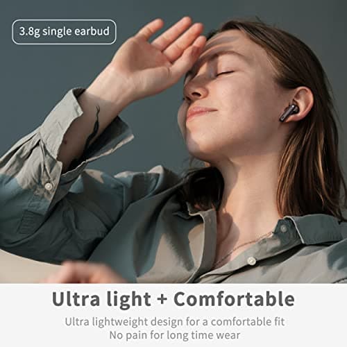 Wireless Earbuds, 2025 Bluetooth 5.4 Headphones in Ear with 4 ENC Noise Cancelling Mic, New Wireless Earphones HiFi Stereo Deep Bass 40H Playtime, LED, In-Ear Bluetooth Ear Buds IP7 Waterproof, USB-C 7