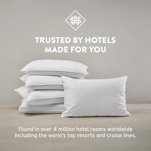 Sobel Westex Queen Size - Sobella Soft For Side Sleeper| Luxury Hotel & Resort Quality | 300 Thread Count 100% Cotton Cover | Down Alternative Fill | Machine Washable Pillow For Sleeping 20X30 9