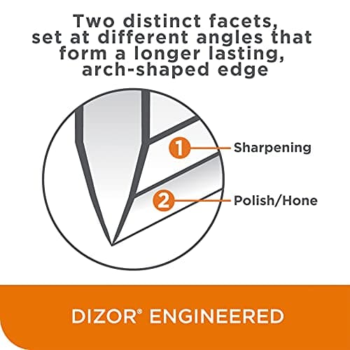 Chef'sChoice Manual Knife Sharpeners for 15- and 20-Degree Straight-Edge and Serrated Knives with Diamond Abrasives Precise Angle Control & Compact Footprint, 2-Stage, Gray 6