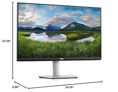 Dell S2721QS Monitor 27 Inch, 4K UHD (3840 x 2160) IPS Display, Ultra-Thin Bezel, AMD FreeSync, HDMI, DisplayPort, VESA Certified - Silver 16