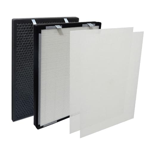 PUREBURG Replacement Filter Set Compatible with Brondell Pro Air Purifiers P700BB P7004C APP60 CANP700BB,H13 HEPA Activated Carbon Pre-Filters Air Clean