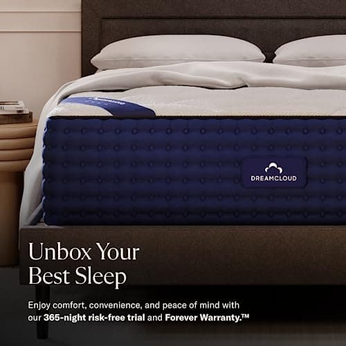 DreamCloud 14" Twin Mattress - Luxury Hybrid Gel Memory Foam - 365 Night Trial - 7 Premium Pressure-Relieving Layers - Forever Warranty - CertiPUR-US Certified 6
