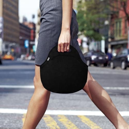 BUILT Gourmet Getaway Soft Neoprene Lunch Tote Bag Lightweight, Insulated and Reusable, One Size, Black 5