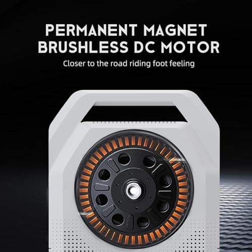 ThinkRider XXPRO Direct Drive Smart Bike Trainer Max 2500W Indoor Training Generate Electricity by Oneself Bicycle Roller (White) 5