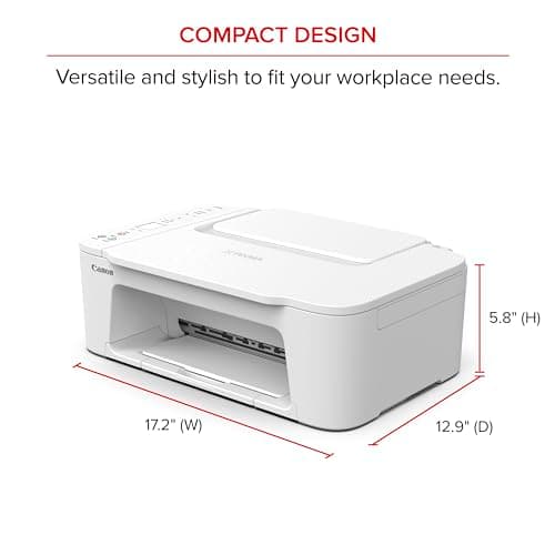 Canon PIXMA TS3720 Wireless All-in-One Printer for Basic Home Printing, White 7