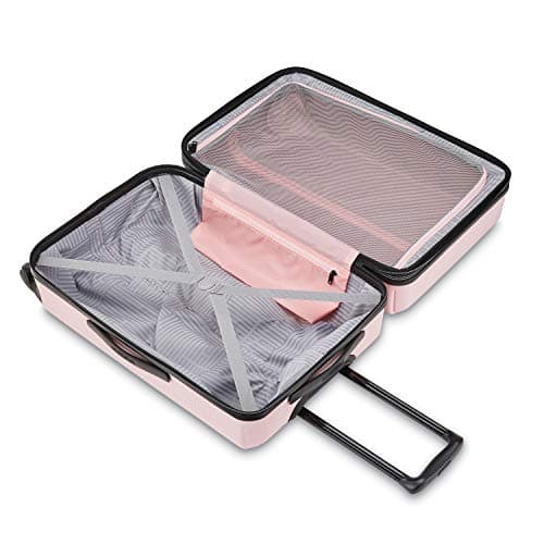 American Tourister Stratum XLT Expandable Hardside Luggage with Spinner Wheels, Pink Blush, Carry-On 21-Inch 7