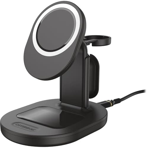OtterBox 3-in-1 Wireless Charging Station for MagSafe - Black