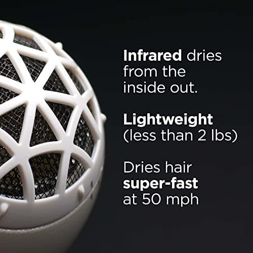 RUSK Engineering W8less Professional 2000 Watt Dryer, 7 Speed Settings, Lightweight. 5