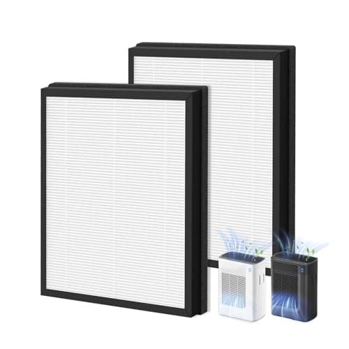 T356 Replacement Filters Compatible with Trucozie T356 Air Purifier, 3-IN-1 High-Efficiency Filtration System, 2 Pack