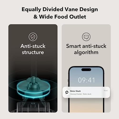 PETLIBRO Automatic Cat Feeder, 5G WiFi Automatic Dog Food Dispenser with Freshness Preservation, 5L Timed Pet Feeder with Low Food Sensor, Up to 10 Meals Per Day, Granary Black 7