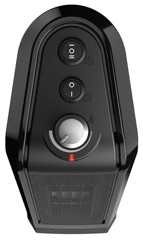 Lasko Oscillating Ceramic Tower Space Heater for Home with Overheat Protection, Adjustable Thermostat, and 2 Speeds, 15.7 Inches, Black, 1500W, CT16450 9