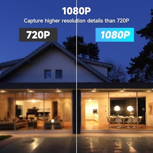 JAIOTlink 1080P Security Camera Wired, Baby Monitor with 360° Pan/Tilt, 2-Way Audio, Color Night Vision, AI Detection, SD/Cloud Storage, 2.4G/5GHz WiFi Home Surveillance Cam, Compatible with Alexa 7