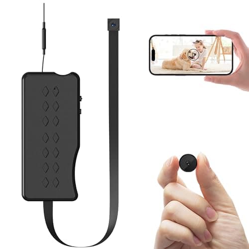 VIULISECTY 1080P Mini Hidden Camera, Spy Cam with Smart Motion Detection, Portable Nanny Cam for Home Security, Wireless Small DIY Module Camera, Motion Activated Recorder, Support 128GB SD