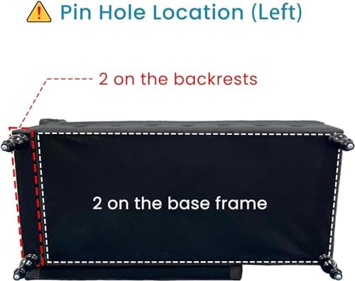 Bellemave Chaise Lounge Indoor with Storage, Upholstered Chaise Lounges Couch with Pillow for Living Room, Modern Nailhead-Trimmed Tufted Lounge Chair, Bedroom and Office（Dark Gray） 5