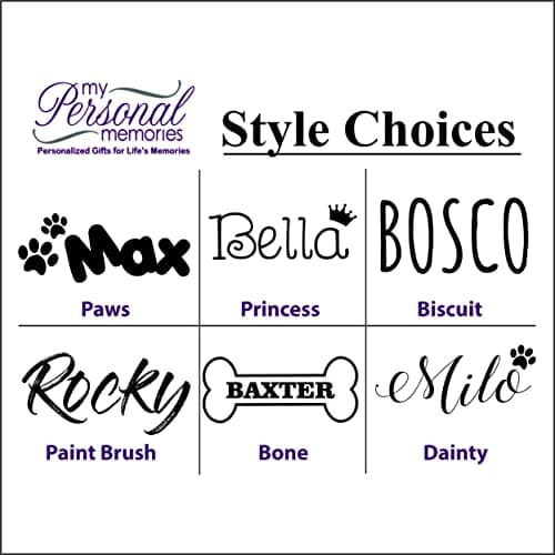 My Personal Memories Custom Personalized Stainless Steel Dog or Cat Bowl for Water and Food - Engraved Pet Bowl with Non Slip Bottom (Small - 18 Ounces, White) 7