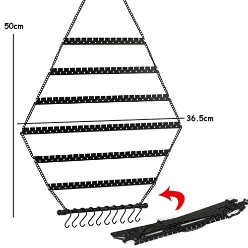 handrong Hanging Earring Organizer,Earring Organizer Wall,Earring Holder Organizers,Jewelry Organizers Wall Mounted Jewelry Organizer Hexagon 7