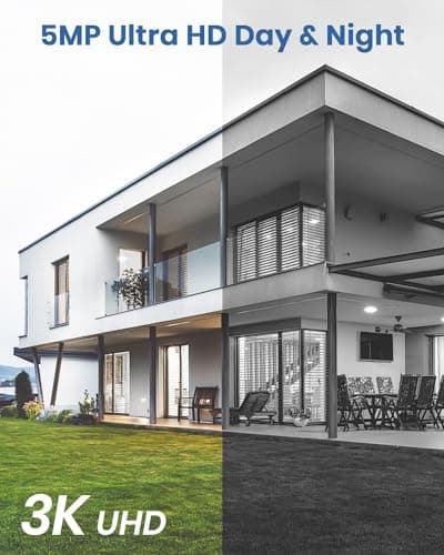 aosu 5MP/3K Solar Security Cameras Wireless Outdoor, View All on The APP, SolarCam D1 SE - 5 Pack 6