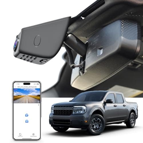 Mangoal 4K Dash Cam fit for Ford 1st Gen Maverick 2025 2026(Model B), XL XLT Lariat, Integrated OEM Look, UHD 2160P Video, Built-in WiFi, G-Sensor, Loop Recording, Free App, GPS, 64GB Card