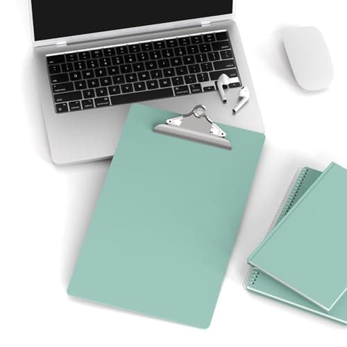 Macroclo Legal Size Clipboard, Deep Green Plastic 8.5 x 14 Clip Board for Lawers, Heavy Duty Butterfly Clip, 9 x 15 in, Office & School Supply 7