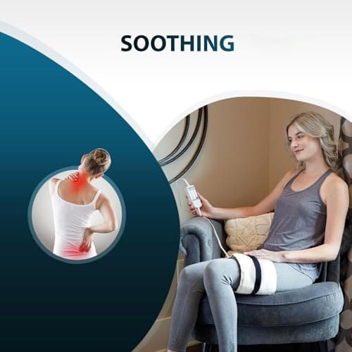 Professional Grade Heating Pad with Automatic Moist Heat by Thermotech, High-Heat Heating pad for Deep Penetrating Heat - 2nd Gen Version (Extra Large King Digital - 26" by 14") 6