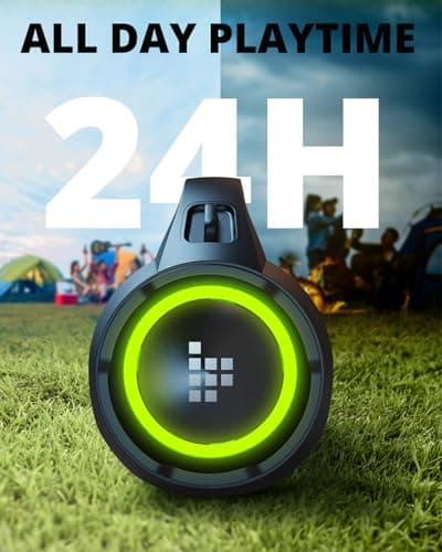 Tronsmart Bang SE Portable Bluetooth Speaker, Colorful LED and 40W Wireless Stereo to Infuse Your Party, Ultra Lightweight Portable Design and IPX6 Waterproof, Suitable for Party/Outdoor/Travel 5