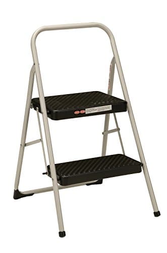 Cosco 11135CLG1E 2-Step Household Folding Step Stool, Gray