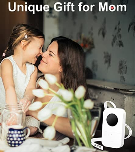 Phomemo Label Printer- D30 Label Maker Machine with 3 Roll Adhesive Label Thermal Paper, Back to School Supplies for Kids,Teacher, Sticker Printer,for Office Home Organization (USB Rechargeable)-White 9